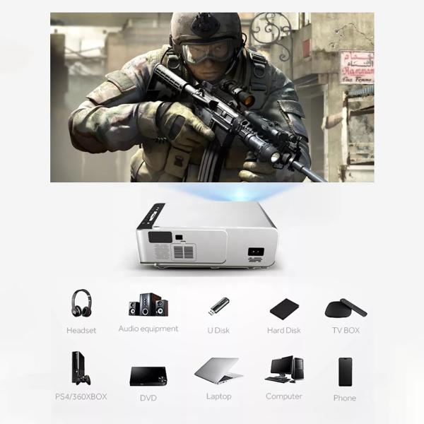 T6 Android 10.0 V Wifi Smart Optional Support 1080p Hd Led Portable Pr