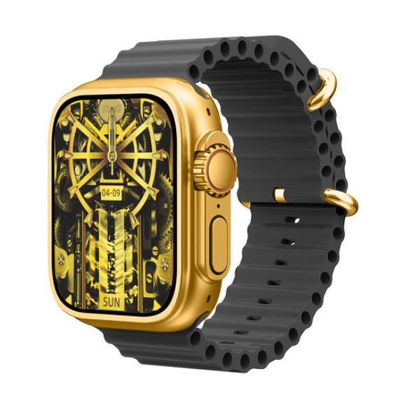 New G9 Ultra Pro Gold Color Edition Series 9 Smart Watch With Qdfit Pr