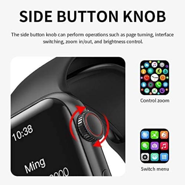 Hw12 Smart Watch 40mm Full Screen With Rotating Key Heart Rate Monitor