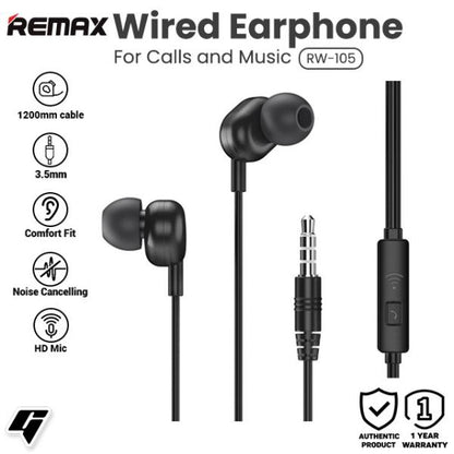 Remax Stereo Handsfree Rw 105