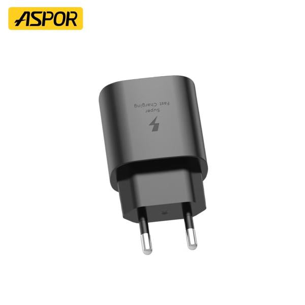 Aspor A820EU 25W USB-C Fast Charging Power Adapter
