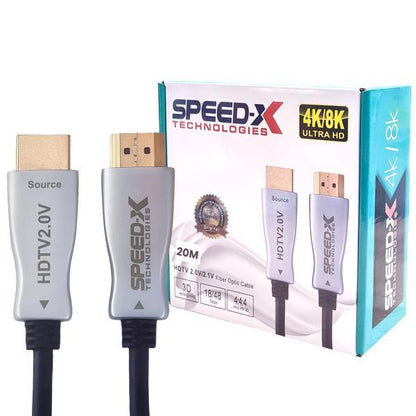20m Fiber HDMI Cable 2.0/2.1 Aoc(active Optical Cable) 30awg Copper Support 4K 8K Uhd (full Length)