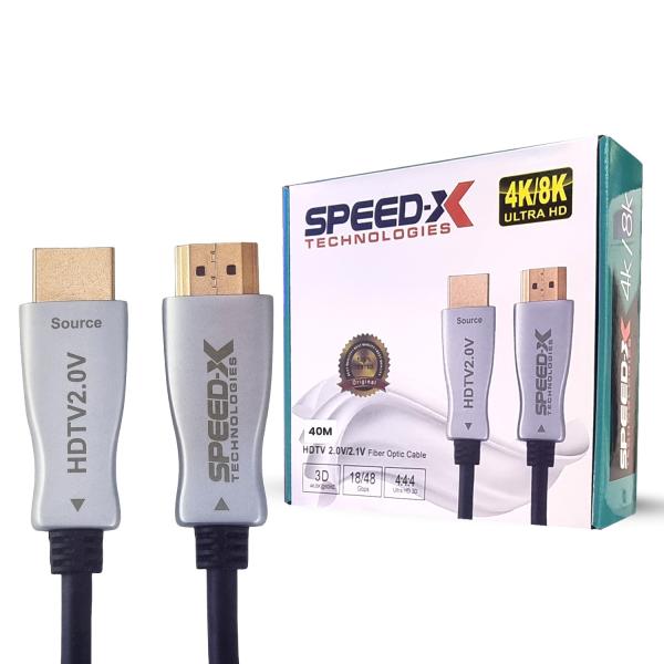 40m Fiber HDMI Cable 2.0/2.1 Aoc(active Optical Cable) 30awg Copper Support 4K 8K Uhd (full Length)