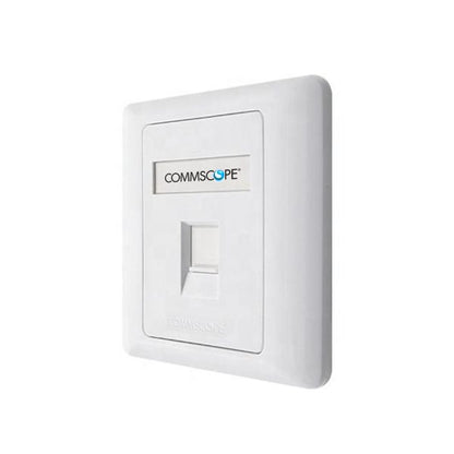 Commscope 1 Port CAT6 Face Plate Netwotking Socket