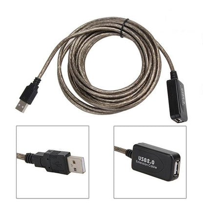 Usb Extension Male To Female 2.0 With Ic (imported Cable) 10m