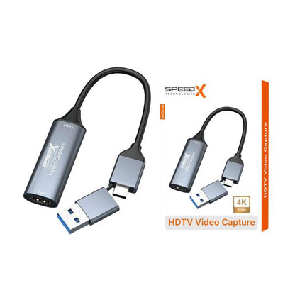 SP-VC07A Video Capture 2in1 USB A / C To HDMI Connector
