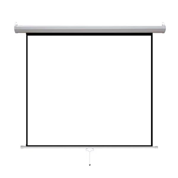 Projector Screen 100 Inch Manual 7x5 Feet 4:3mw (fine Quality)