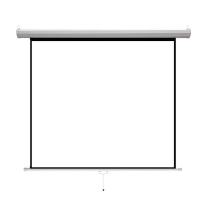 Projector Screen 100 Inch Manual 7x5 Feet 4:3mw (fine Quality)