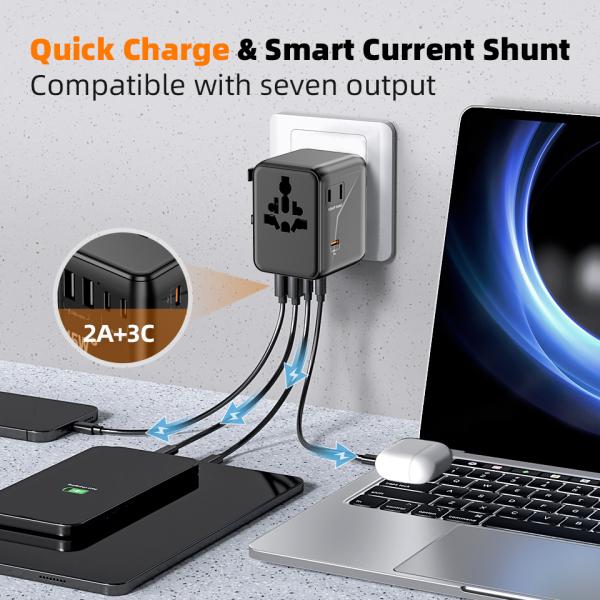 SP-TCW03 45W GaN Iii Universal Travel Adapter