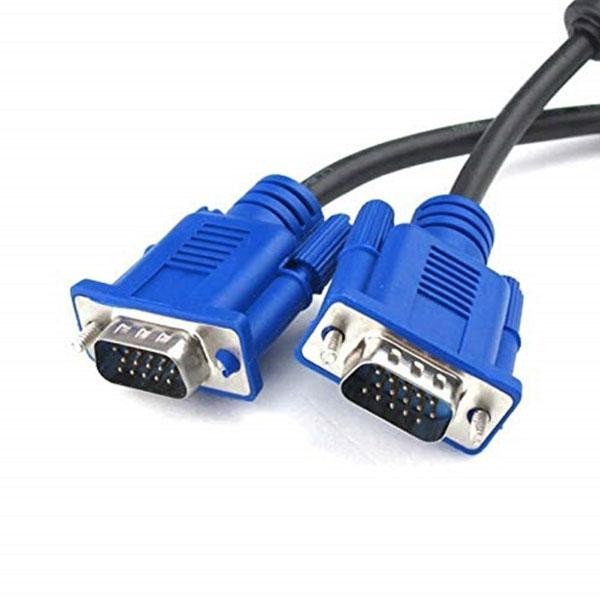 VGA Cable Male To Male 1.5m Blue
