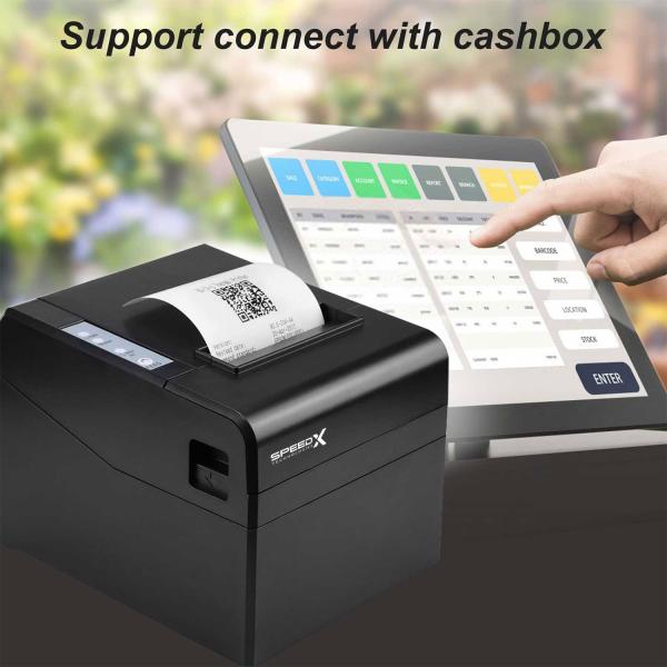 SP-250U 80mm Thermal Receipt Printer USB Interface 300mm/s Printing Speed