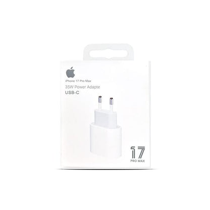 Iphone 17 Pro Max 35W (original Watt) EU Pin USB-C Power Adapter