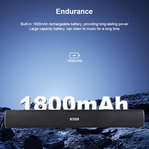 Kisonli LED-803 Wireless Bt 16W Portable Soundbar Speakers
