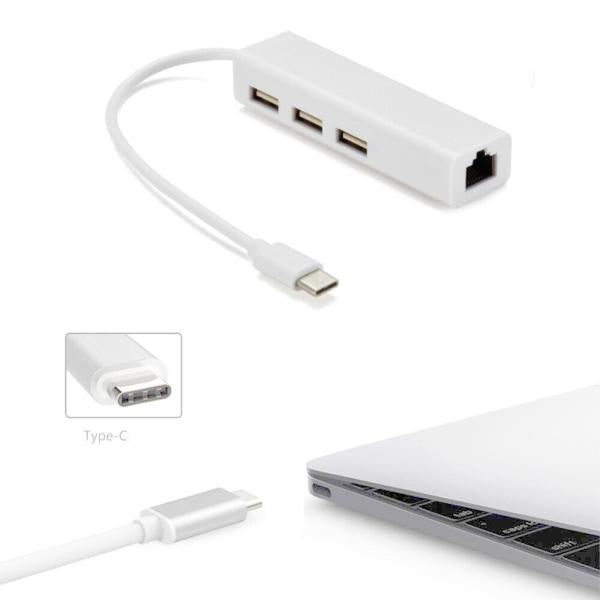 Type C 3.1 To Lan And Usb Hub