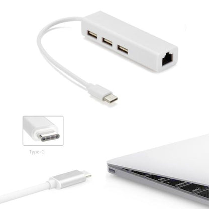 Type C 3.1 To Lan And Usb Hub