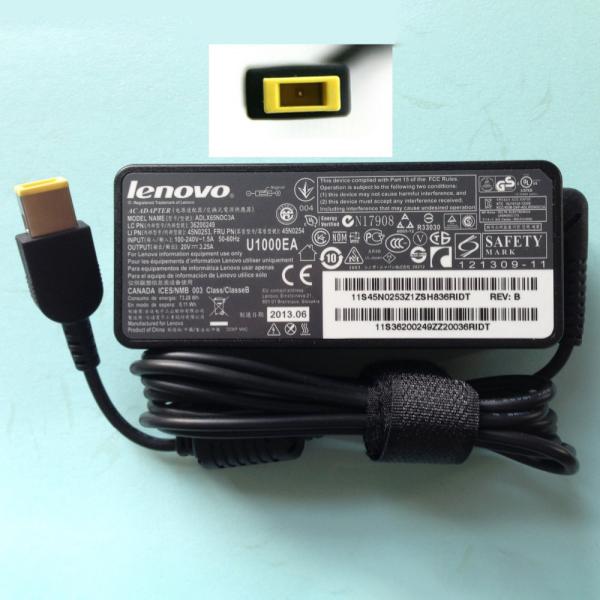 Lenovo Square Pin Laptop Charger 20v 3.25a 65w (usb)