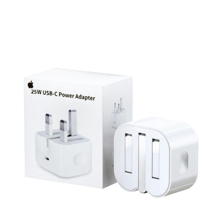 25w Iphone Usb-c Pd Power Adapter Charger 3 Pin (uk Pin)