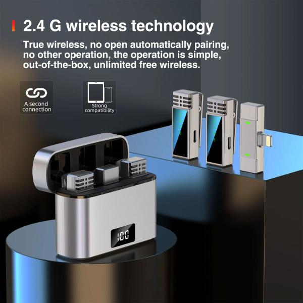 Jmary MW-15 2.4g Wireless Microphone For Mobile (lightning)