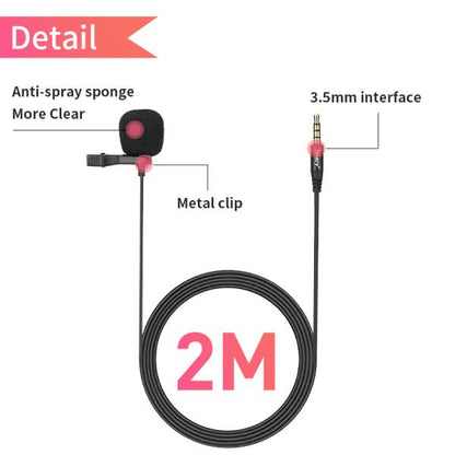 Jmary MC-R1 3.5mm Professional Lavalier Microphone
