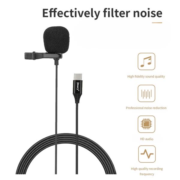 Jmary MC-R2 Type-C Lavalier Microphone