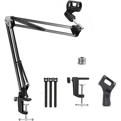 Syga 35 Metal Cantilever Microphone Desktop Universal Capacitor Wheat Stand (black)