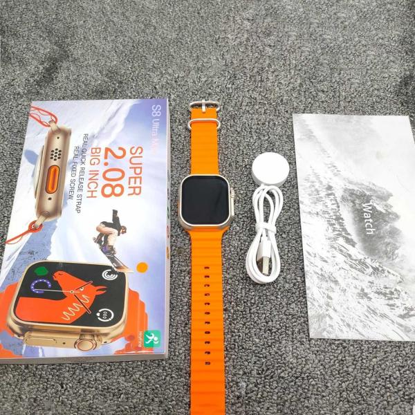 S8 Ultra Max Series 8 Smart Watch Ultra Ai Voice Watch 2.08 Inch Bluet