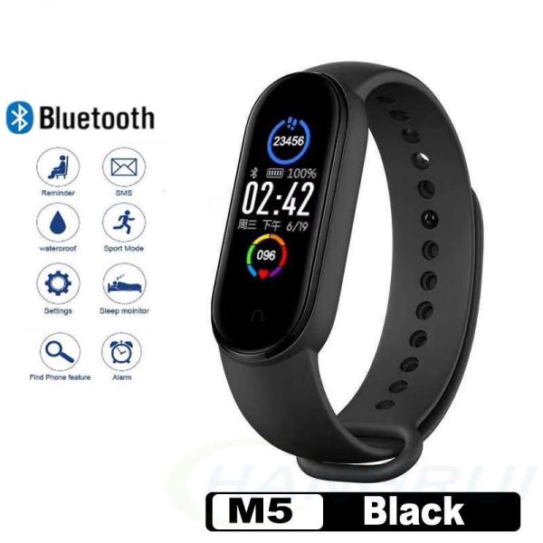 New M5 Band Sport Wristband Blood Pressure Monitor Heart Rate For Andr