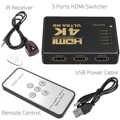 Hdmi Switch 5 Port 2k/4k