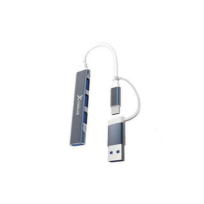 SP-UTC41 2in1 4 Port USB Hub 3.0