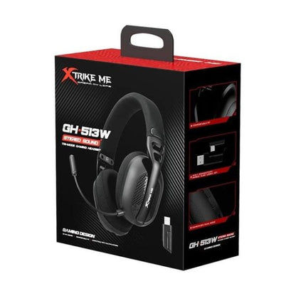 Xtrike Me GH-513W Wh Tri-mode ( Bt 6.0, 2.4gh Wireless And Wired ) Gaming Headset