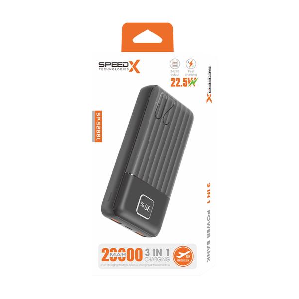 SP-S288L 3in1 (22.5w) 20000mAh Fast Charging Power Bank