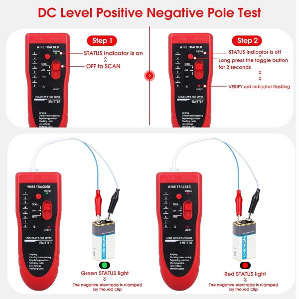 868 Network LAN Phone Tester Wire Tracker USB Coaxial Cable Tester