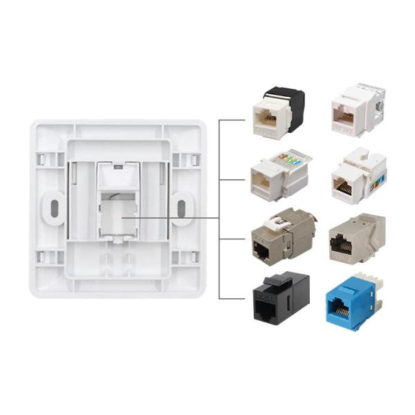 Commscope 1 Port CAT6 Face Plate Netwotking Socket