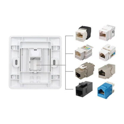 Commscope 1 Port CAT6 Face Plate Netwotking Socket