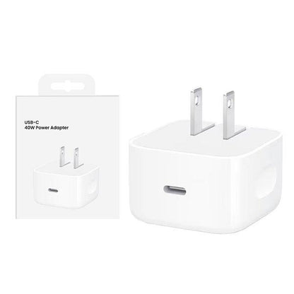 Iphone 17 Pro Max 40W (original Watt) Us Pin USB-C Power Adapter With NFC