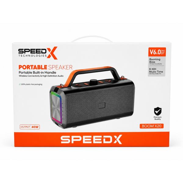 Boom X20 40W Aluminium Alloy RGB Bluetooth Speaker
