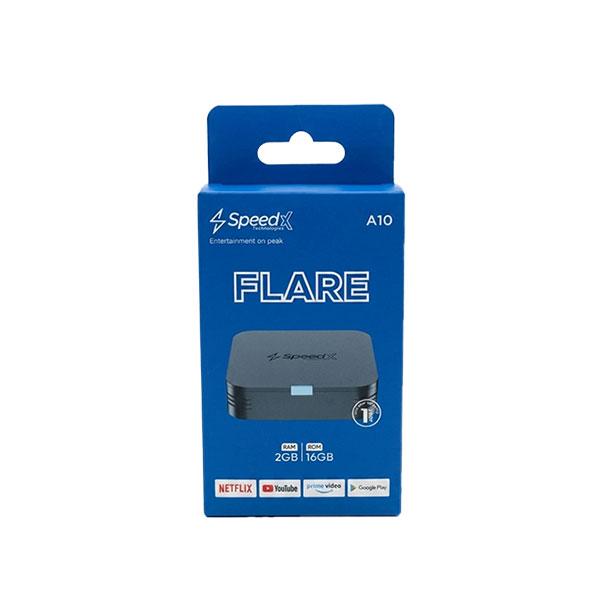 Speedx Flare A10 Quad-core Arm Cortex A53 Android 10.0 4k Smart Tv Box