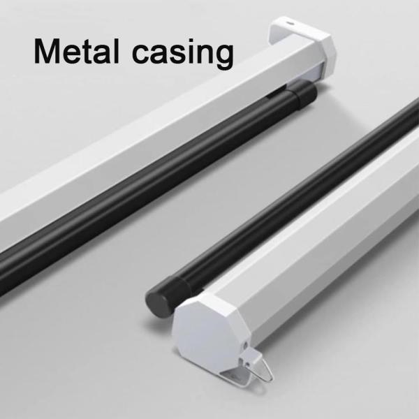 Projector Screen 100 Inch Manual 7x5 Feet 4:3mw (fine Quality)