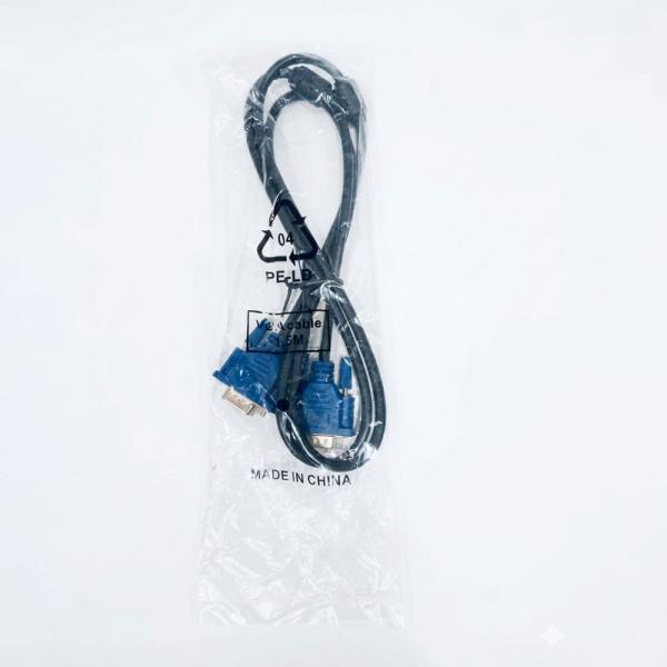 VGA Cable Male To Male 1.5m Blue
