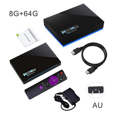 Smart Box H96max 8gb+64gb Quad Core 4k Ulta Hd 11.0v