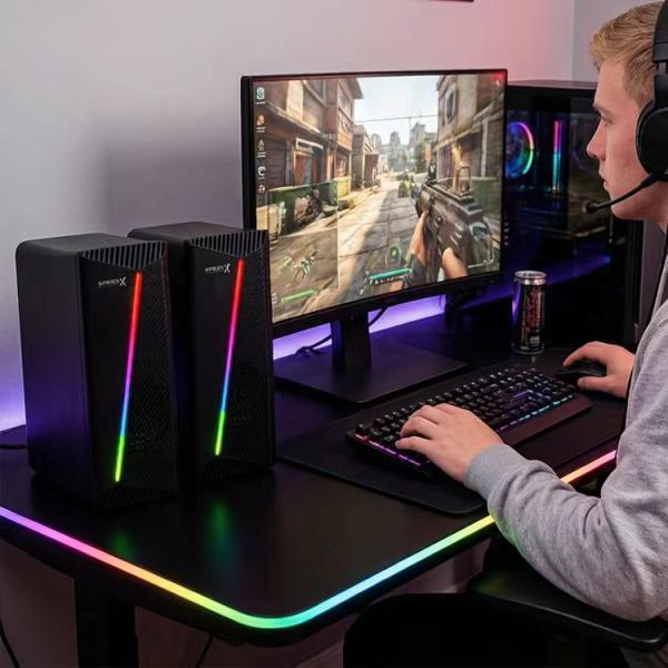 SX-SP03 Desktop RGB Speaker USB Powered 2.0 6W