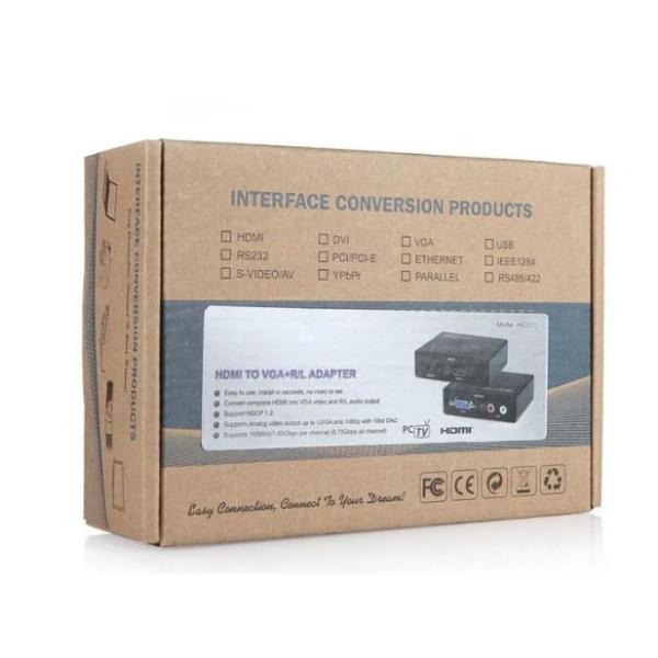 Vga To Hdmi Box (brown Box)