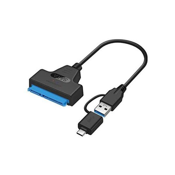 2 In 1 USB And Type-C To Sata 3.0 Cable