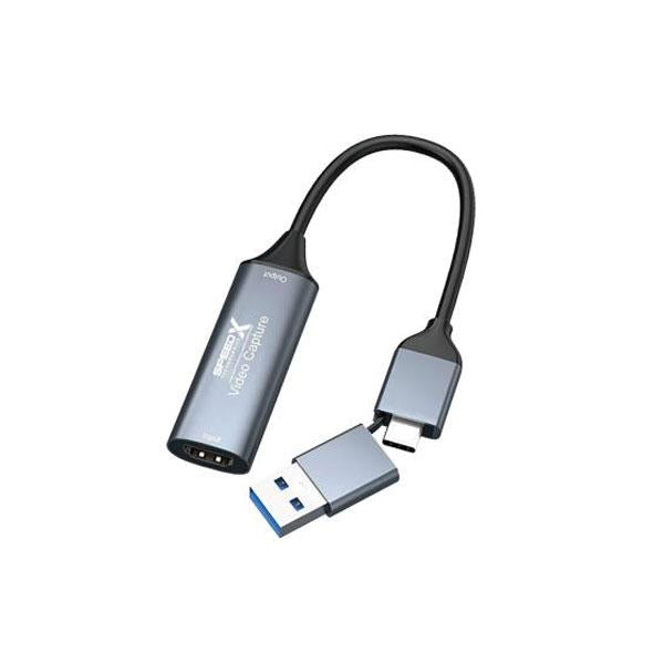 SP-VC07A Video Capture 2in1 USB A / C To HDMI Connector