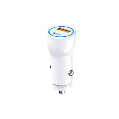 Aspor A910 Fast Car Charger QC 3.0 Dual Aluminum Metal 38W PD Portable