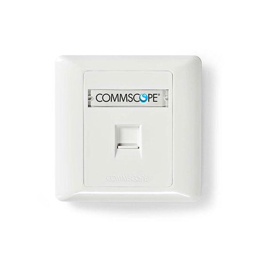 Commscope 1 Port CAT6 Face Plate Netwotking Socket