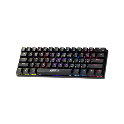 Xtrike Me GK-916 Rainbow Switch Lights Mechanical Gaming Keyboard 61 Keys