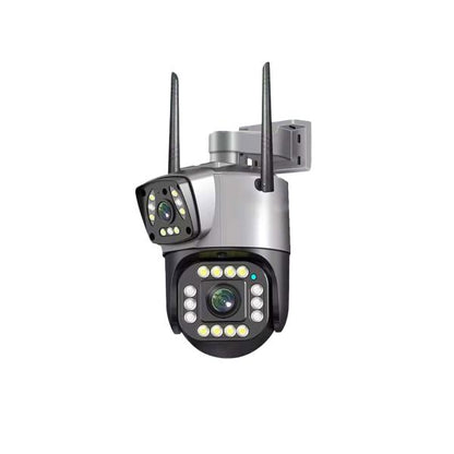Speed-x (spz-702) 2 Camera Lens Wifi Outdoor 4mp Color Night Vision Wi