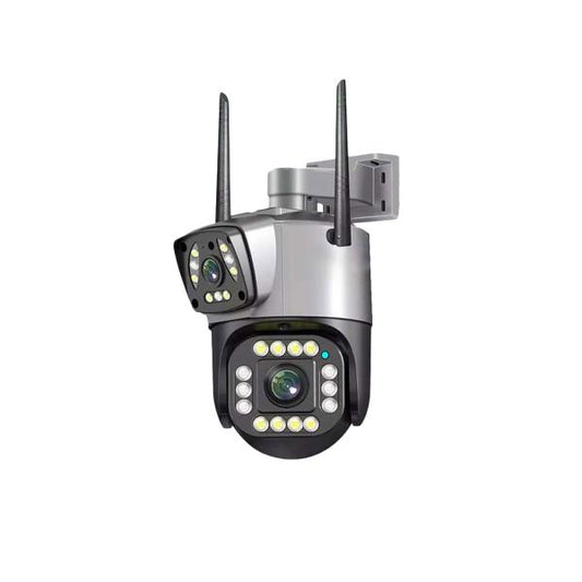Speed-x (spz-702) 2 Camera Lens Wifi Outdoor 4mp Color Night Vision Wi