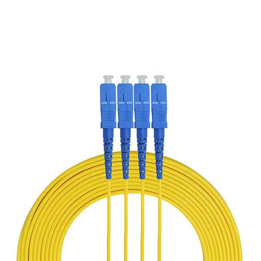 Fiber Patchcord Sc/upc Sm Duplex Dual Core Optical Cable 5m